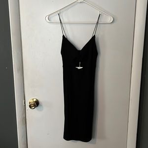 Keyhole Zara ribbed dress NWT